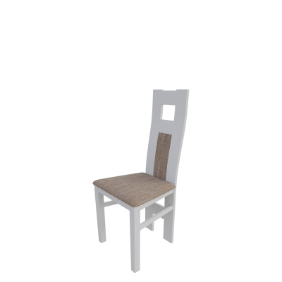 Jídelní židle MOVILE 20 - bílá / hnědá
