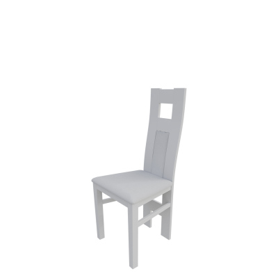 Jídelní židle MOVILE 20 - bílá / bílá ekokůže