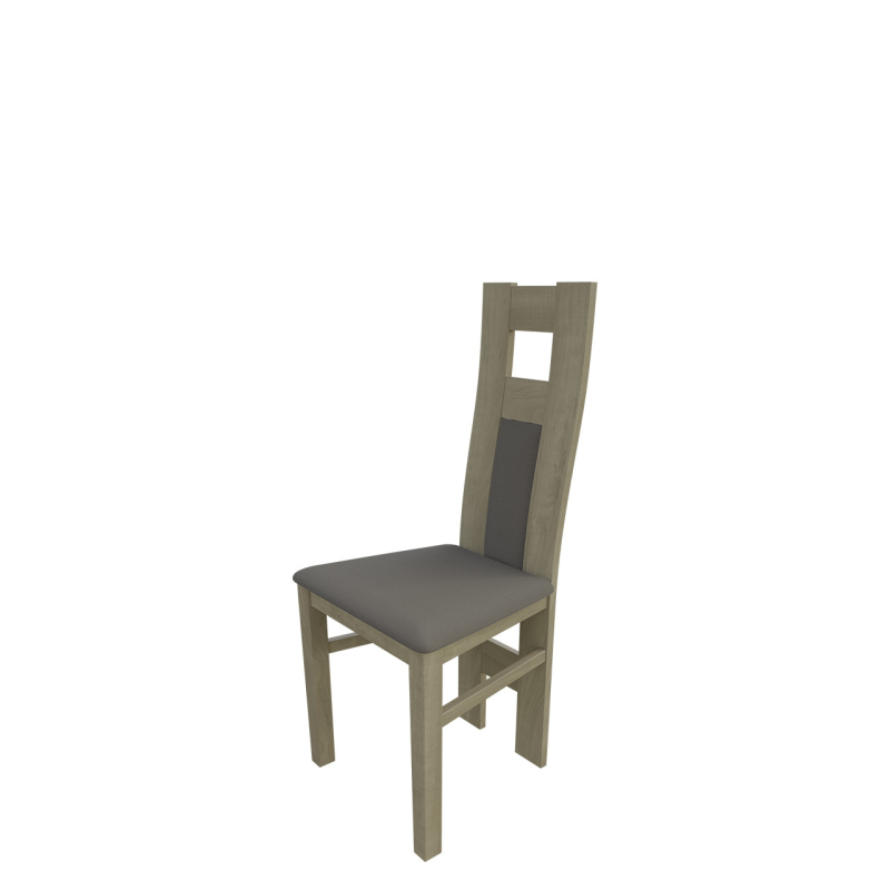 Jídelní židle MOVILE 20 - dub sonoma / šedá ekokůže
