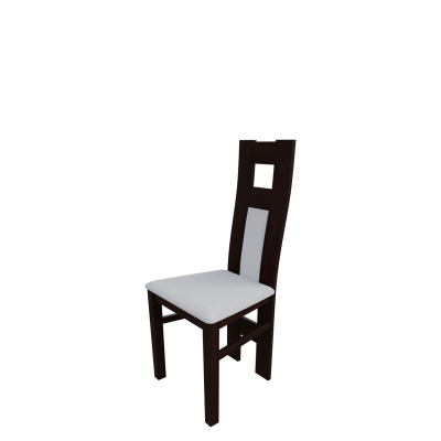 Jídelní židle MOVILE 20 - ořech / bílá ekokůže