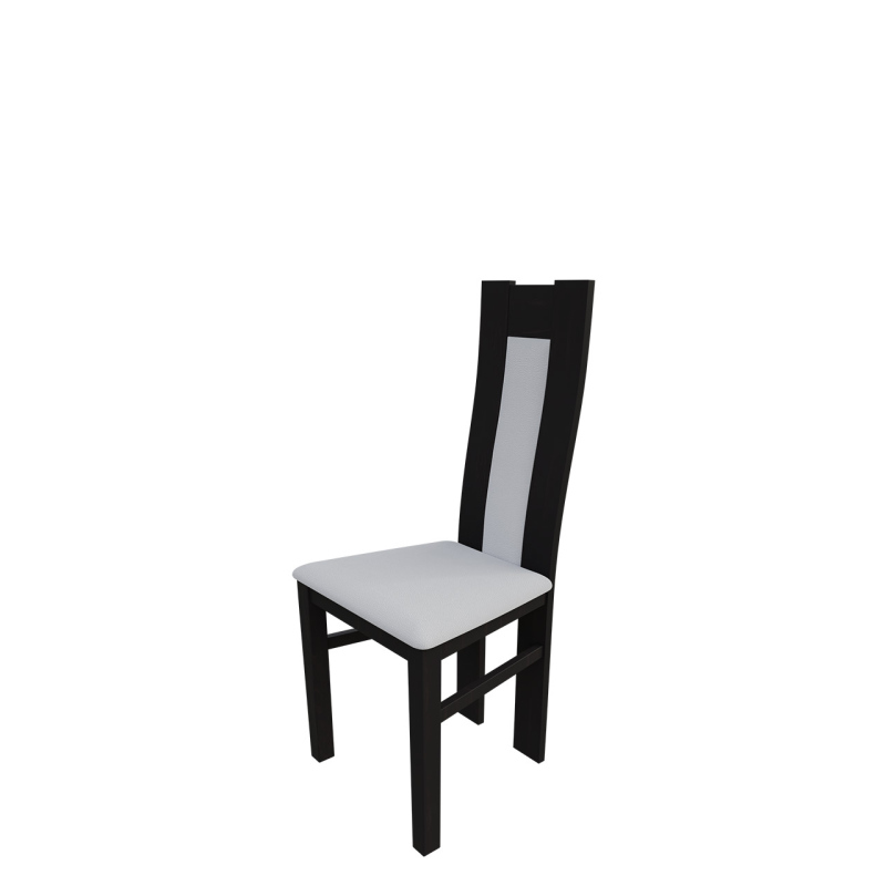 Kuchyňská židle MOVILE 19 - wenge / bílá ekokůže