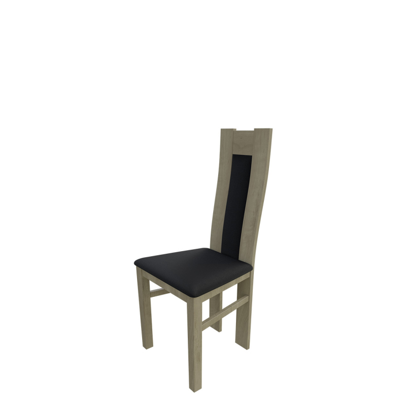 Kuchyňská židle MOVILE 19 - dub sonoma / černá ekokůže