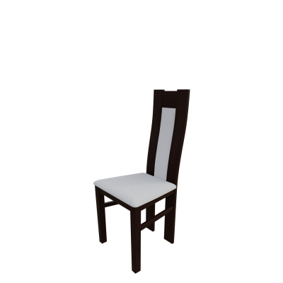 Kuchyňská židle MOVILE 19 - ořech / bílá ekokůže