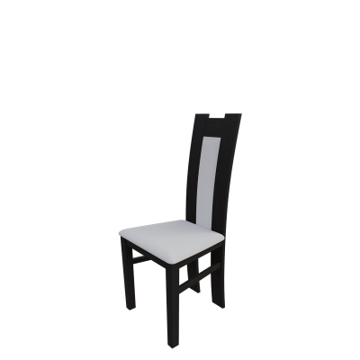 Jídelní židle MOVILE 18 - wenge / bílá ekokůže