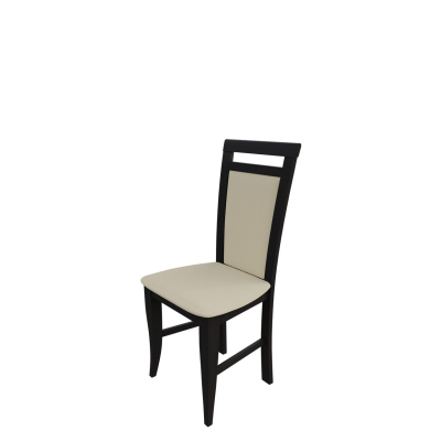 Židle do jídelny MOVILE 16 - wenge / béžová ekokůže