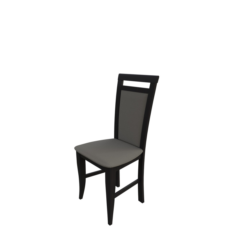 Židle do jídelny MOVILE 16 - wenge / šedá ekokůže