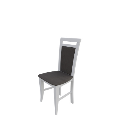 Židle do jídelny MOVILE 16 - bílá / tmavá hnědá 2