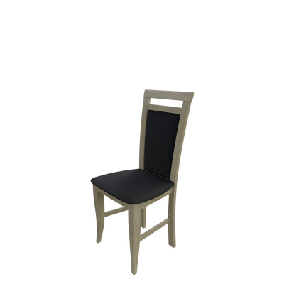 Židle do jídelny MOVILE 16 - dub sonoma / černá ekokůže