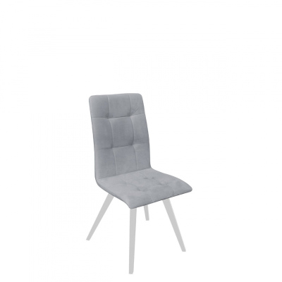 Čalouněná jídelní židle MOVILE 14 - bílá / šedá