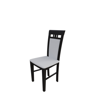 Jídelní židle MOVILE 12 - wenge / bílá ekokůže