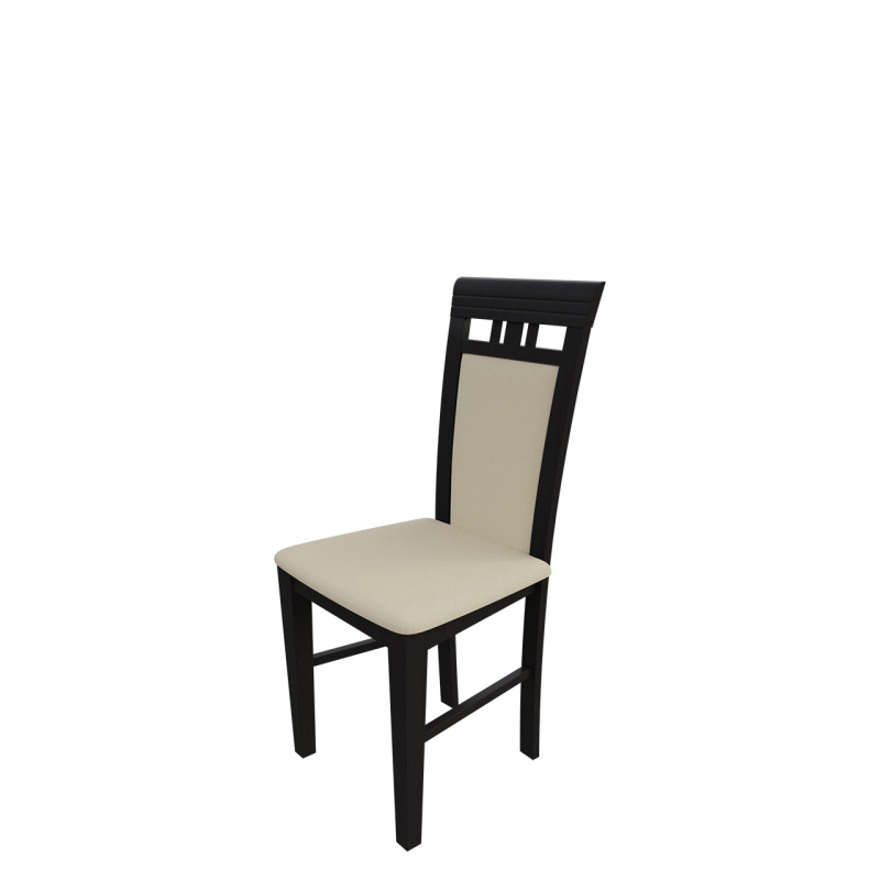 Jídelní židle MOVILE 12 - wenge / béžová ekokůže