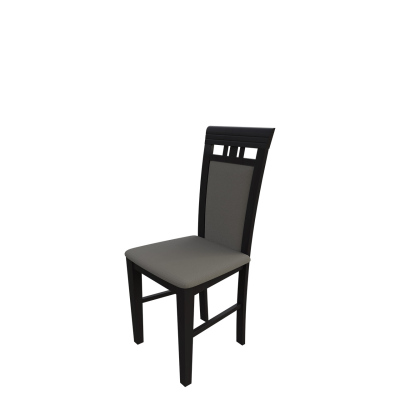 Jídelní židle MOVILE 12 - wenge / šedá ekokůže
