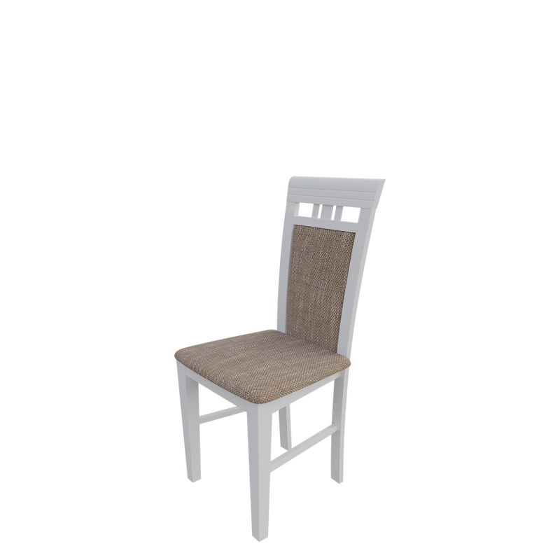 Jídelní židle MOVILE 12 - bílá / hnědá