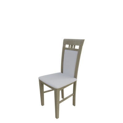 Židle do kuchyně MOVILE 12 - dub sonoma / bílá ekokůže