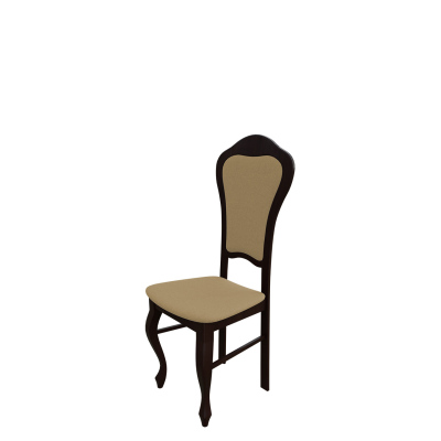Čalouněná jídelní židle MOVILE 11 - ořech / béžová