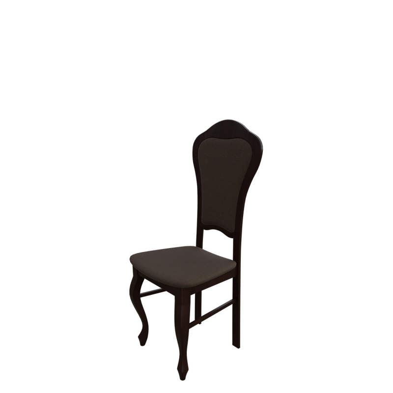 Čalouněná jídelní židle MOVILE 11 - ořech / tmavá hnědá 1