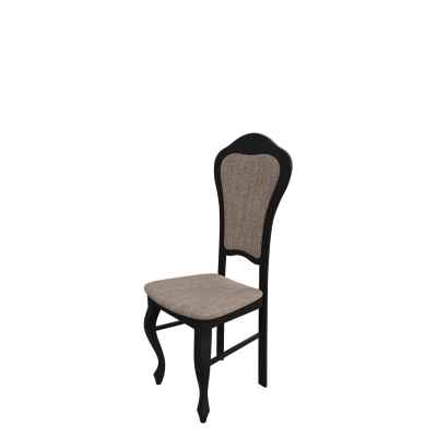 Čalouněná jídelní židle MOVILE 11 - wenge / hnědá