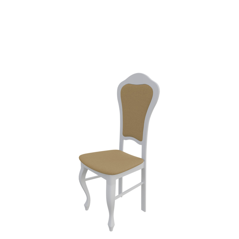 Čalouněná jídelní židle MOVILE 11 - bílá / béžová