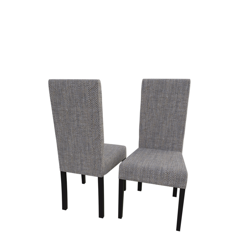 Jídelní židle MOVILE 4 - wenge / šedá 2