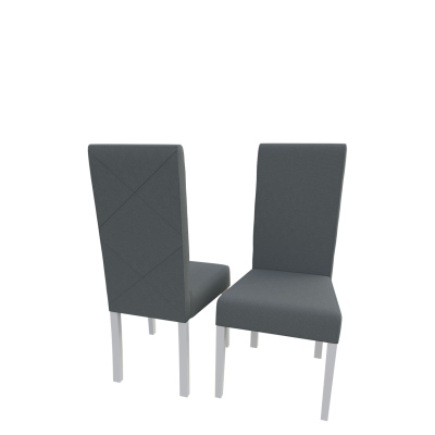 Jídelní židle MOVILE 4 - bílá / šedá 1
