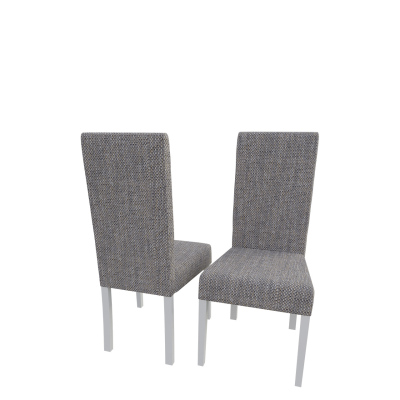 Jídelní židle MOVILE 4 - bílá / šedá 2
