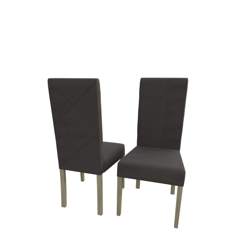 Jídelní židle MOVILE 4 - dub sonoma / tmavá hnědá 2