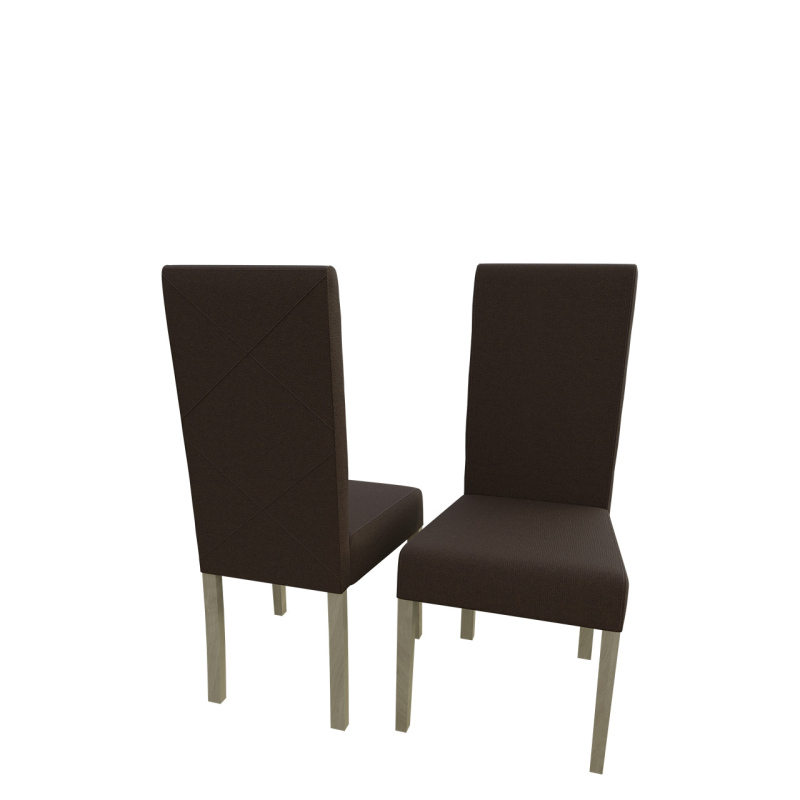 Jídelní židle MOVILE 4 - dub sonoma / tmavá hnědá 1