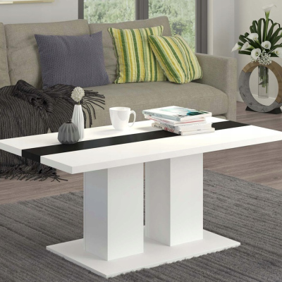 Konferenční stolek BOBI - bílý