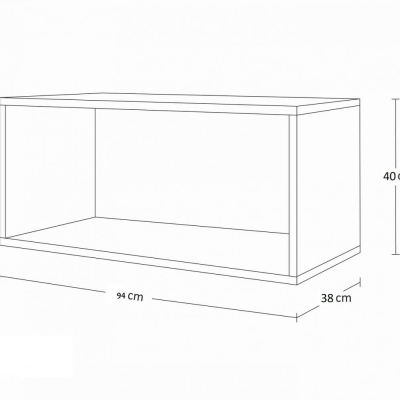 VÝPRODEJ - Moderní obývací sestava BRADT 11 - bílá