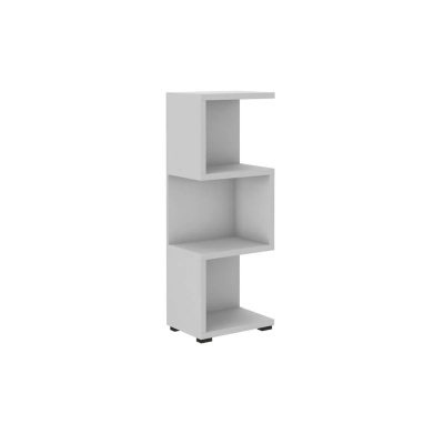 Designová knihovna MISHA 2 - šedá