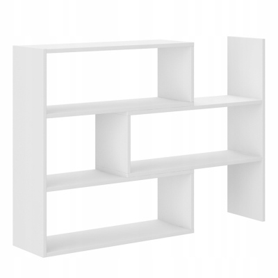 Nízký regál KOREL - bílý