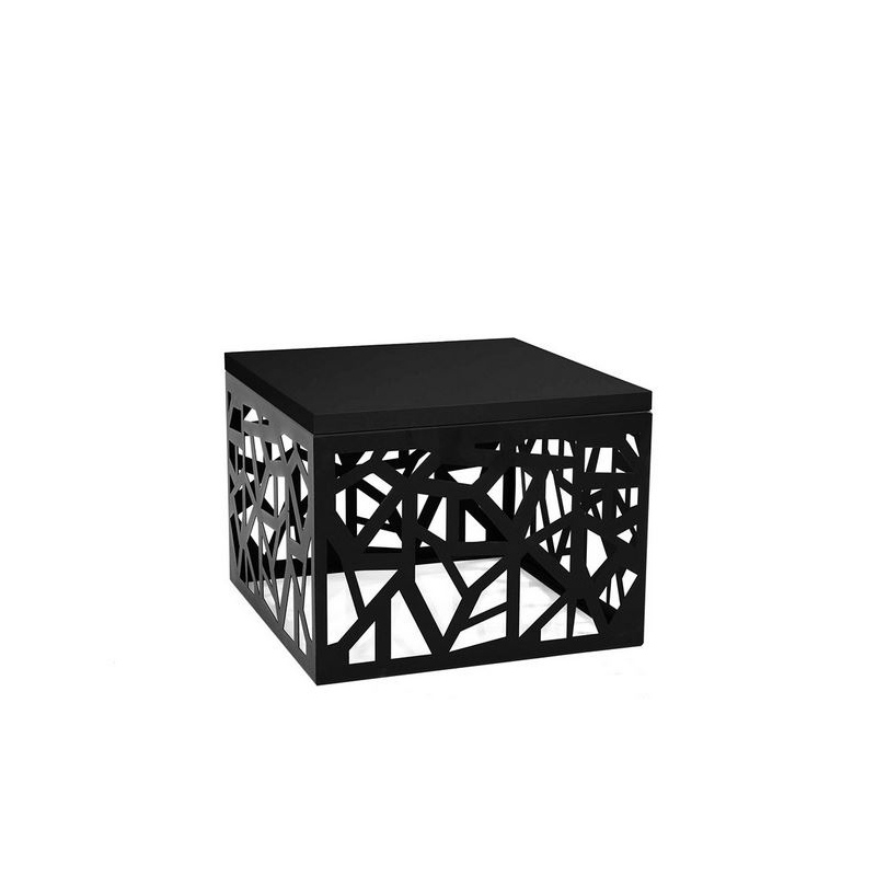 Konferenční stolek PEMELN - matný černý / lesklý černý
