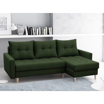 Rozkládací sedací souprava MUDAU - zelená