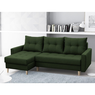 Rozkládací sedací souprava MUDAU - zelená