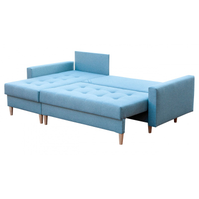 Rozkládací sedací souprava MUDAU - hořčicová