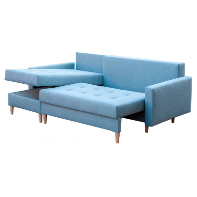 Rozkládací sedací souprava MUDAU - zelená