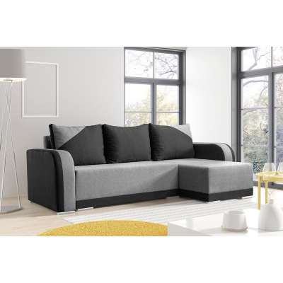 Sedací souprava ARNSTEIN - světlá šedá / tmavá šedá