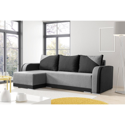 Sedací souprava ARNSTEIN - světlá šedá / tmavá šedá