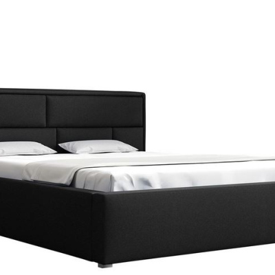 Jednolůžková postel s úložným prostorem a roštem 120x200 IVENDORF 2 - světlá šedá