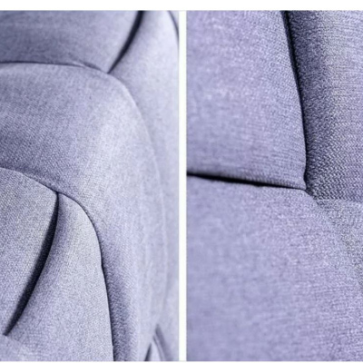 Čalouněná manželská postel s roštem 180x200 WARNOW 2 - hnědá