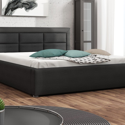 Manželská postel s roštem 160x200 PALIGEN 2 - šedá 1