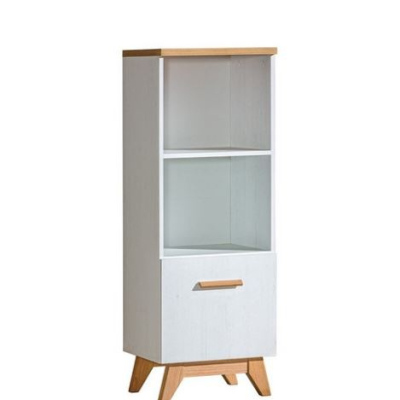 Regál PADBORG - borovice andersen / dub nash