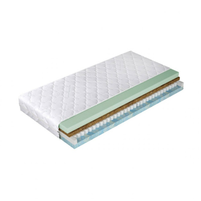 Taštičková matrace s kokosovým vláknem 120x200 LEYRA