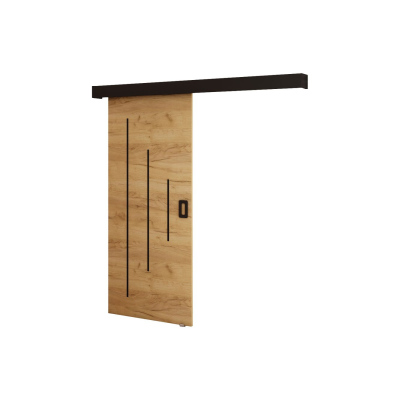 Posuvné dveře BORISA 6 - 90 cm, dub craft