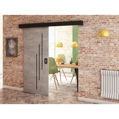 Posuvné dveře BORISA 5 - 90 cm, beton