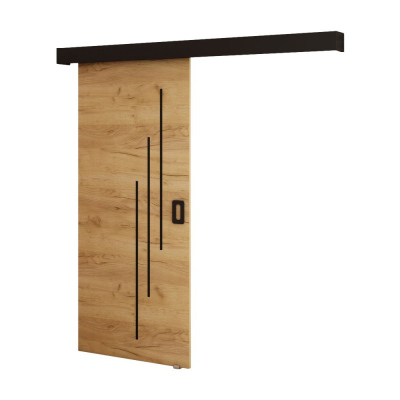 Posuvné dveře BORISA 5 - 90 cm, dub craft