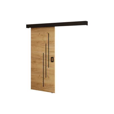 Posuvné dveře BORISA 5 - 90 cm, dub craft
