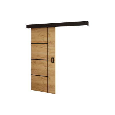 Posuvné dveře BORISA 4 - 90 cm, dub craft
