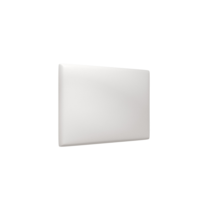 Čalouněný panel COBE - 40x30, bílá eko kůže