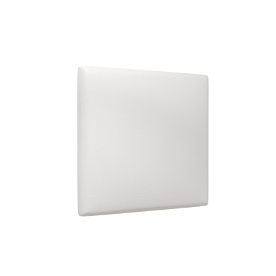 Čalouněný panel COBE - 30x30, bílá eko kůže